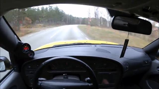 Road To 500HP SAAB: First drive on baseboost :) смотреть онлайн