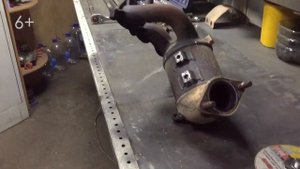 Hyundai Solaris 1.6 .Чип+Е2.Визуальная диагностика катализатора.