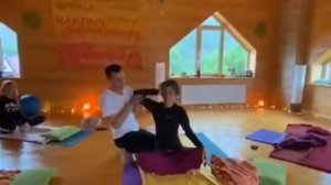 Тайский массаж. Сидя