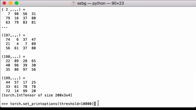 PyTorch Print Tensor: Print Full Tensor in PyTorch - PyTorch Tutorial