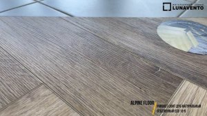 Видео кварцвинила ДУБ НАТУРАЛЬНЫЙ ОТБЕЛЕННЫЙ eco 13-5 Alpine floor. Обзор тиснения и фаски eco 13-5