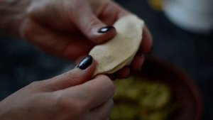 Вареники с ревенем