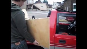 How to build a hard top for a Geo Tracker  from hopes and dreams..... and plywood.