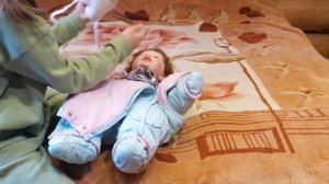 Выходной день на даче. Новый реборн Федя заболел💉. Третья неделя жизни.