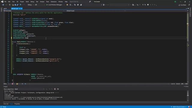 [WallHack #1(HOOK)] Как рисовать на окне игры? Перехват функций OpenGL.