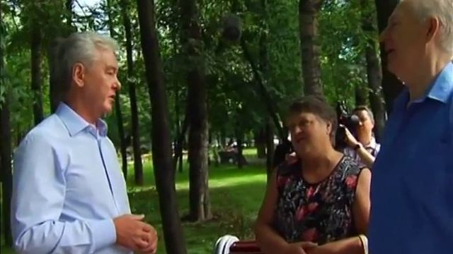 Осмотр нового парка в районе Зюзино