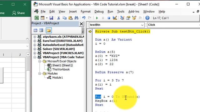 Array Function in Excel VBA Programming in Urdu | VBA Excel 11/16 смотреть онлайн