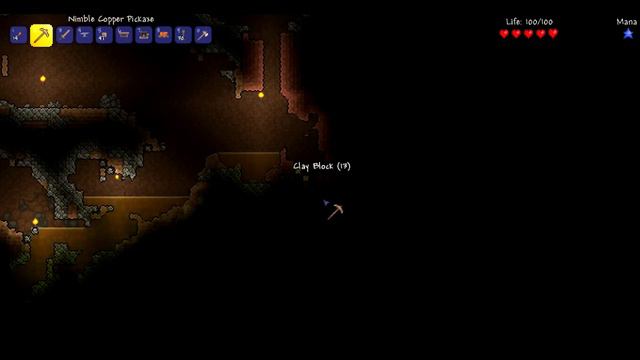 Let's Play Terraria HARDCORE [2] Can't See In The Darkness смотреть онлайн