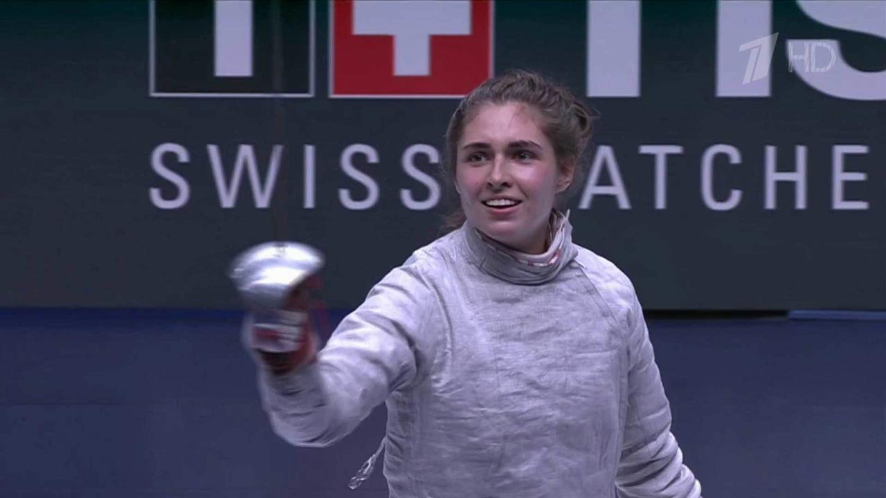 Российская саблистка София Позднякова стала чемпионкой мира по фехтованию