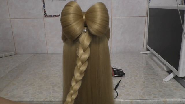 ТОП Легкие прически на новый год, на распущенные волосы. смотреть онлайн