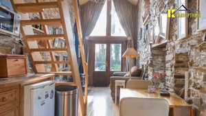 Современный мини дом из камня. Обзор