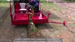Лесопосадочная машина. Устройство для посадки саженцев.