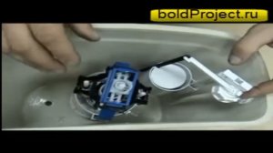 установка сливного бачка унитаза