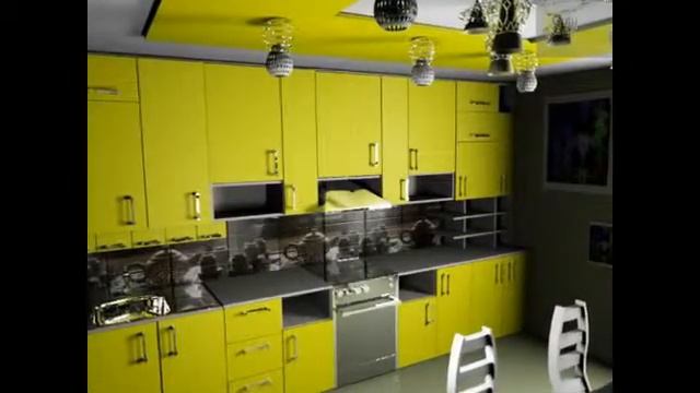 дизайн кухни "Солнечный варанг"
