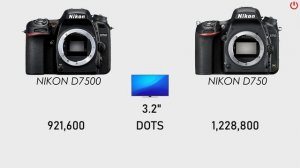 Nikon D7500 vs Nikon D750 | Comparison