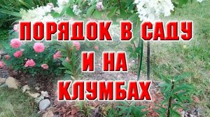 Порядок в саду и на клумбах