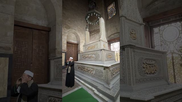 Allahu Akbar being recited at Prayer Time in Al-Rifa'i Mosque in Cairo, Egypt