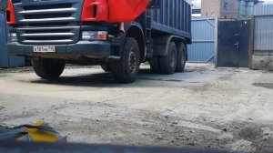 Скания. Установил ещё один родной сигнал.