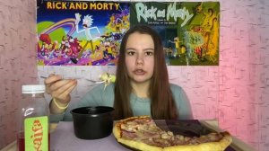 МУКБАНГ ПИЦЦА? ПОКЕ С КРЕВЕТКОЙ| MUKBANG PIZZA, POQUE WITH SHRIMP ?