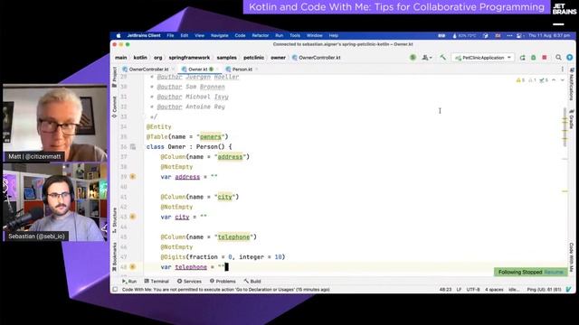 Kotlin and Code With Me: Tips for Collaborative Programming, Teaching, and Learning