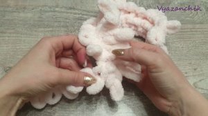 Ушко зайчика из Ализе Пуффи для балаклавы