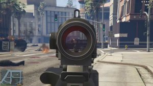GTA 5 - Franklin, Lamar, Michael and Trevor's Five Star Escape From ROCKFORD HILLS CITY HALL