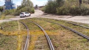 Магнитогорск вид из окна трамвая