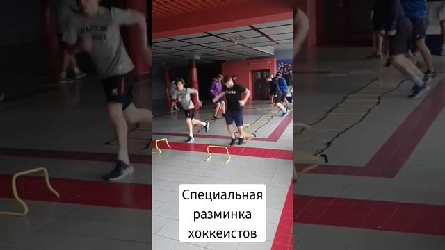 Специальная разминка хоккеистов