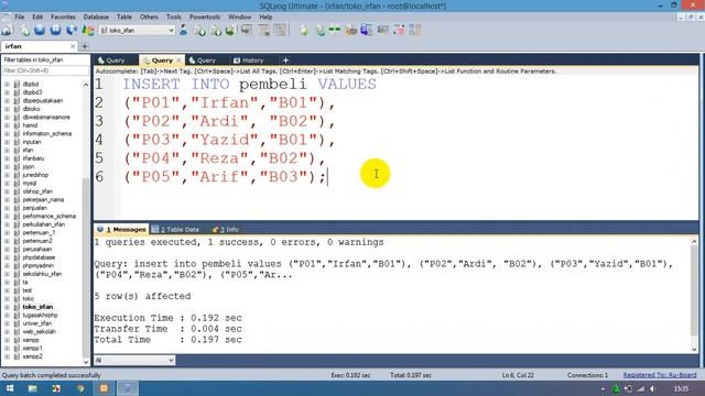 Cara Membuat 2 Foreign Key dari 3 Tabel di MYSQL смотреть онлайн