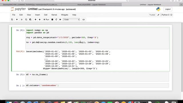 Pandas Functions (date range and series) Fun Exercise [Free Jupyter Notebook]