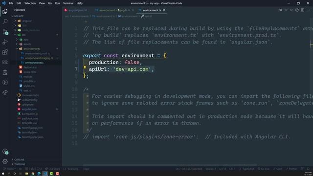 22. Create new build environment like staging in the Angular Application - Angular CLI