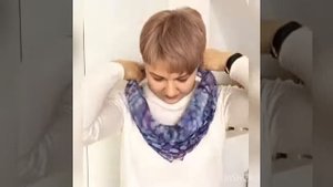 Как красиво завязать платок -5