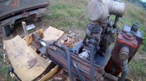 Мотор Д-300 на дровоколе