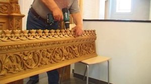 Установка иконостаса в нижнем храме 29052015 Палдиски