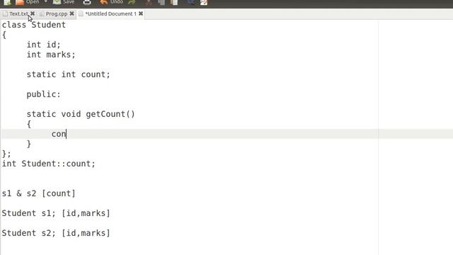 Static Variables & Methods in C++