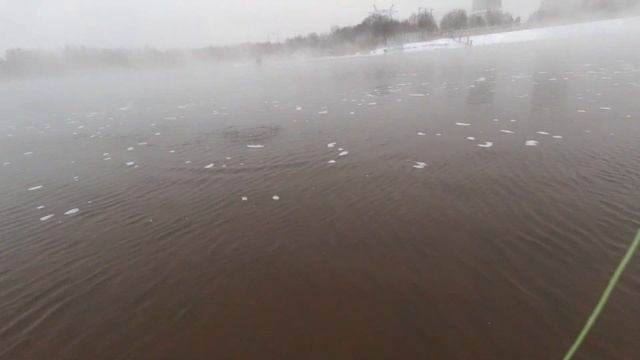 Тилапия нахлыстом. Тропическая рыба в морозах Средней Полосы. 1день. смотреть онлайн