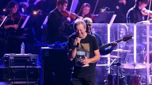 Йен Гиллан  (1945) и  Дональд Смит Эйри  (1948) в Кремлёвском Дворце Съездов