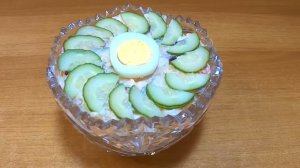 Легкий салат и острая закуска из огурцов. Просто и быстро