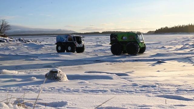 Арктика. Проходят испытания новых снегоболотоходов российского производства «Архант-Н».