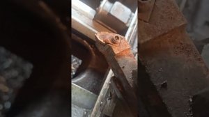 Реставрация звёздочки на токарном станке.