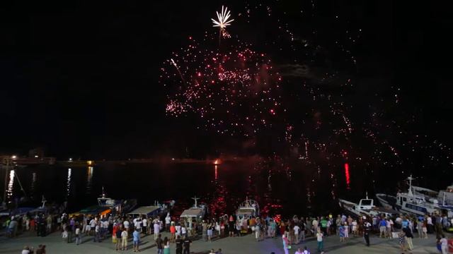 День города Ялты 2014 год. Фейерверк от «Союз Шоу». смотреть онлайн