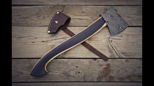 Топор из дамаска в УРМ «АНИКА»  - часть 1. Yankee type damascus axe making — part 1