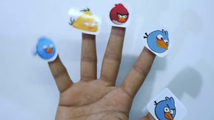 Angry Birds Cartoon Finger Family Song | Angry Birds 2016 Cartoon Nursery Rhymes Songs for Kids