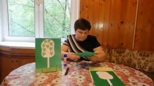 Аппликация "Берёзка" для подготовительной группы