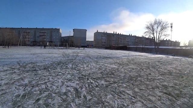 Средняя школа № 30 в Чите. Внешний вид. 28.12.2020