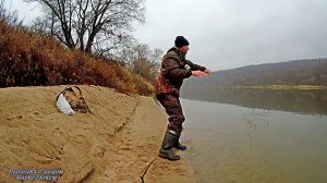 Шанс поймать НАЛИМА. Рыбалка на живца на ОКЕ. Простые донки в ноябре.