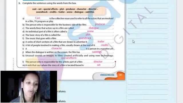 VIDEOAULA 1 - 9º ANO (TALKING ABOUT FILMS/PRESENT PERFECT X SIMPLE PAST) смотреть онлайн