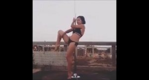 Неудачный танец на пилоне