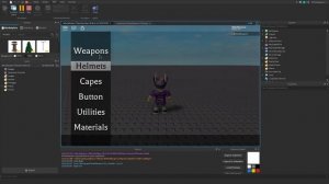 Skyrim Inventory Gui Speed Build in Roblox Studio