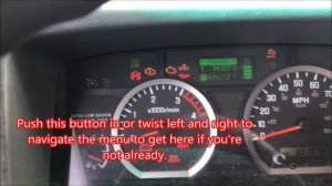 Isuzu NPR Service Interval Reset Procedure Video
